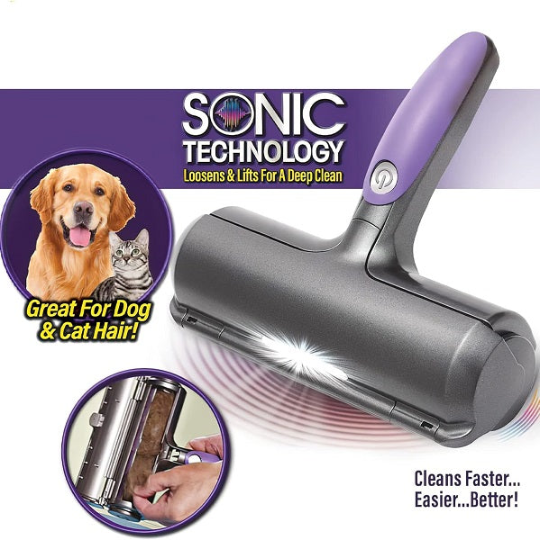 1831297 Sonic Battery Operated Pet Hair Remover Roller
