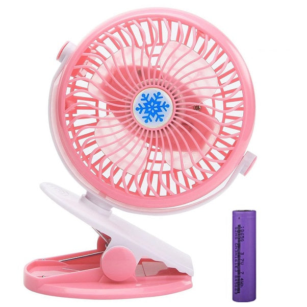 JG20375513 Clip On USB Rechargeable Fan With 3 Modes ML-F168