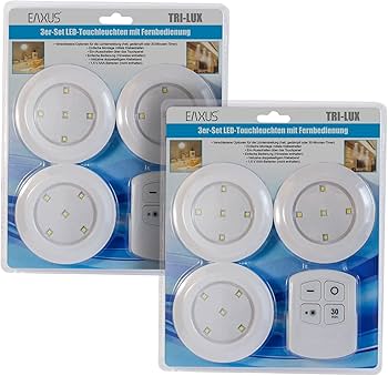 LED LIGHT WITH REMOTE CONTROL SET OF 3