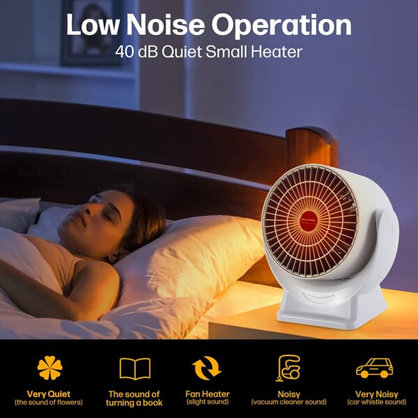 XF0777 Portable Desktop Large Heating Area Fan 608 800W