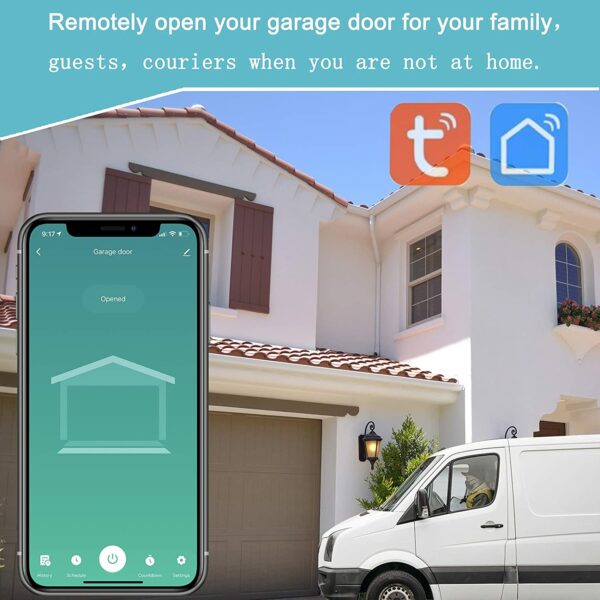 XF0148 WIFI Smart Square Graffiti Garage Door Opener