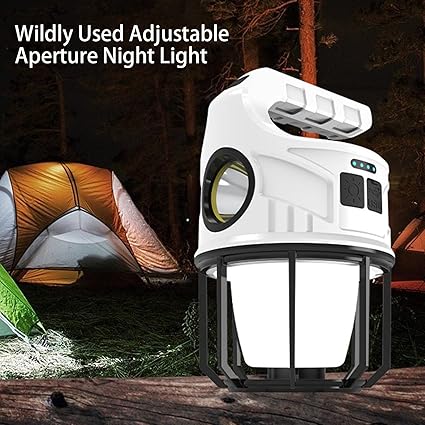 clinmday 1 Set Outdoor Camping Light,High Brightness Rechargeable Portable,Water Resistant Tent Light,for Camping,Outdoors Working Emergency Lamp