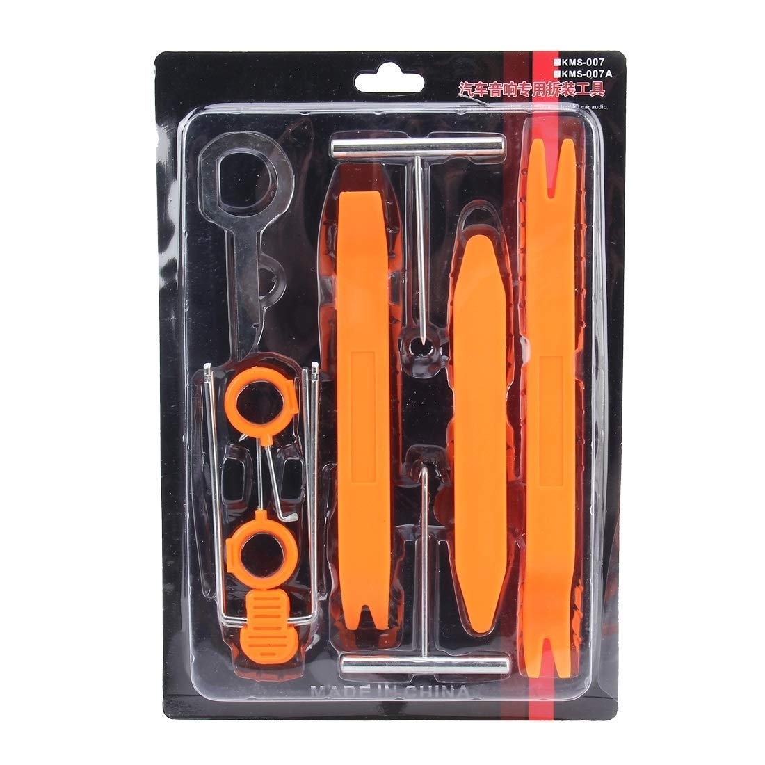 Professional Car Repair Tool Set, 12 in 1 Car Audio System Dashboard Door Panel Removal Dismantling Tools Kit