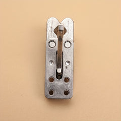 1pc Aluminum Alloy Slingshot Ball Launcher Dual Axis Arrow Distributor Outdoor Archery Accessories Silvery Appearance