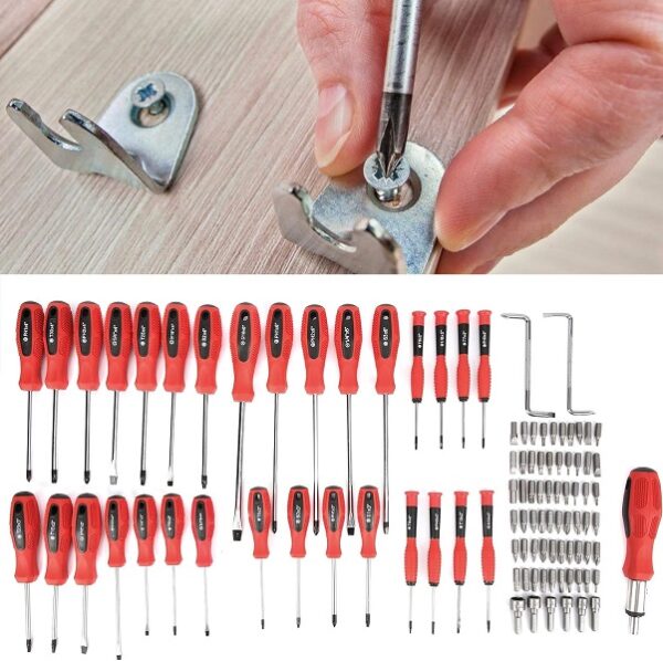 100 Piece Screw Driver & Drill Bit Set