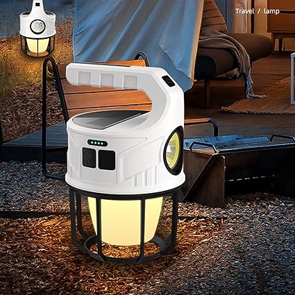 clinmday 1 Set Outdoor Camping Light,High Brightness Rechargeable Portable,Water Resistant Tent Light,for Camping,Outdoors Working Emergency Lamp