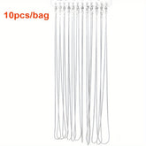 10pcs 40.64 76.2cm ROSE Golden / GOLDEN / PLATED SNAKE CHAINS PLAIN NECKLACES 10 PACKS WHOLESALE