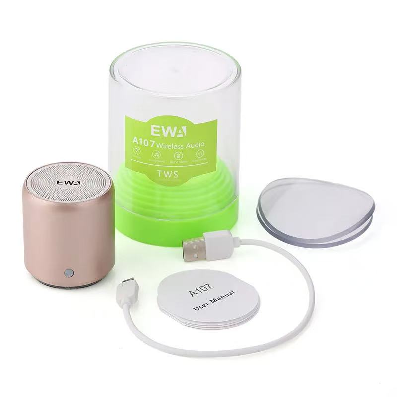 Bluetooth Speaker EWa A107 MP3 Player For Phone/Tablet/PC Mini Wireless Bluetooth Speaker TWS Small Portable Speaker