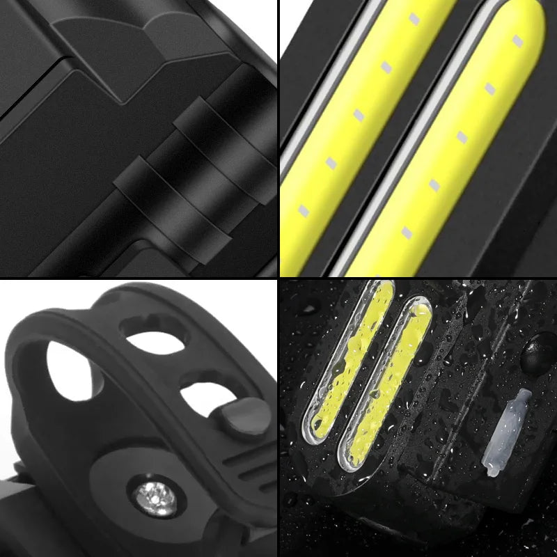 Bike Light Front LED Rechargeable Bicycle Lamp