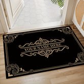 1Pc Personalized Welcome Mat Custom Family Name/Text Entry Non