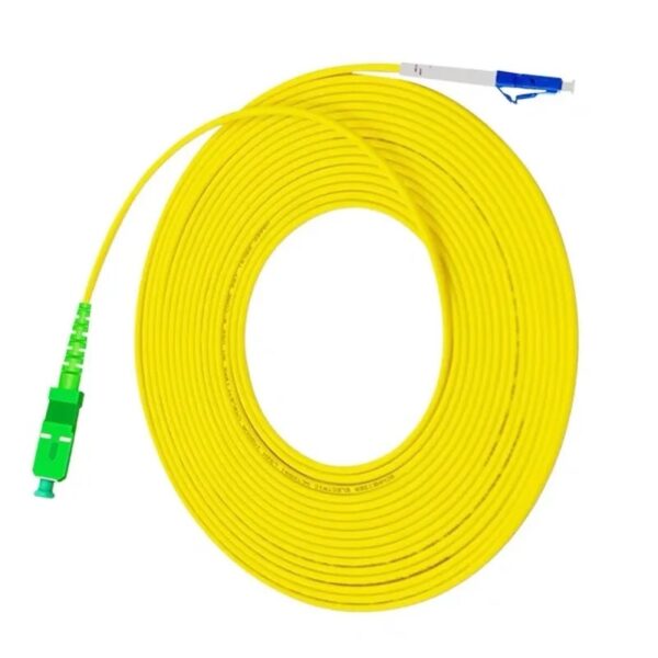 XF0165-5 SC/APC – LC/UPC Simplex Single Mode Fiber Optic Patch Cord 2.0mm 30M