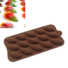 1/2/3pcs Cocoa Fruit Mousse Cake Silicone Baking Pan Olive Chocolate French Dessert Oval Shape Reusable High Temperature Resistant Food Grade Material Molds for Chocolate Chocolate Bar Packaging Thick Chocolate Mold Large Chocolate Mold Mold for Cho