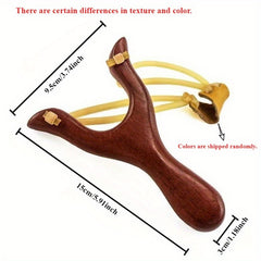 Animal Repellent & Pest Control Device 1 Set (Including 1 Slingshot 2 Rubber Bands + 100 Clay Pellets) Suitable for Outdoor Sports Catapults Adult Use Only
