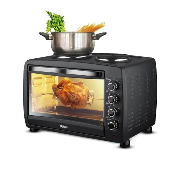 RAF R.5317 55L 2 In 1 Electric Oven With 2 Hotplates 1800W