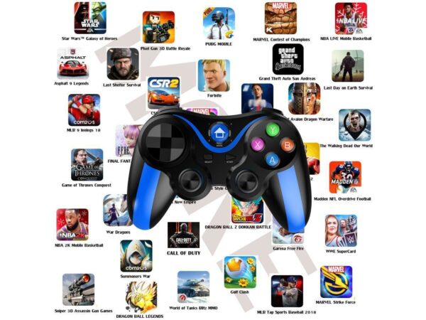 V13 Bluetooth Wireless Game Controller With Phone Holder