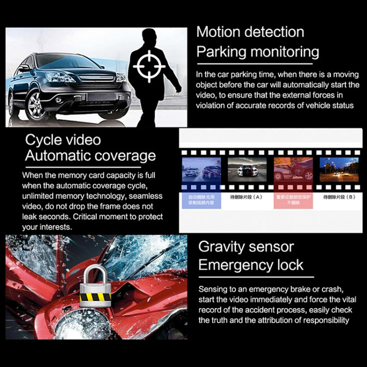 DUAL LENS VEHICLE BLACKBOX DVR