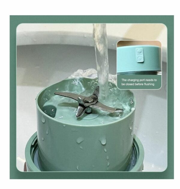 Aorlis AO-78227 Portable Rechargeable Handheld Juice Blender Cup With Straw 500ML