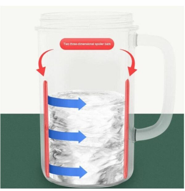 Aorlis AO-78227 Portable Rechargeable Handheld Juice Blender Cup With Straw 500ML