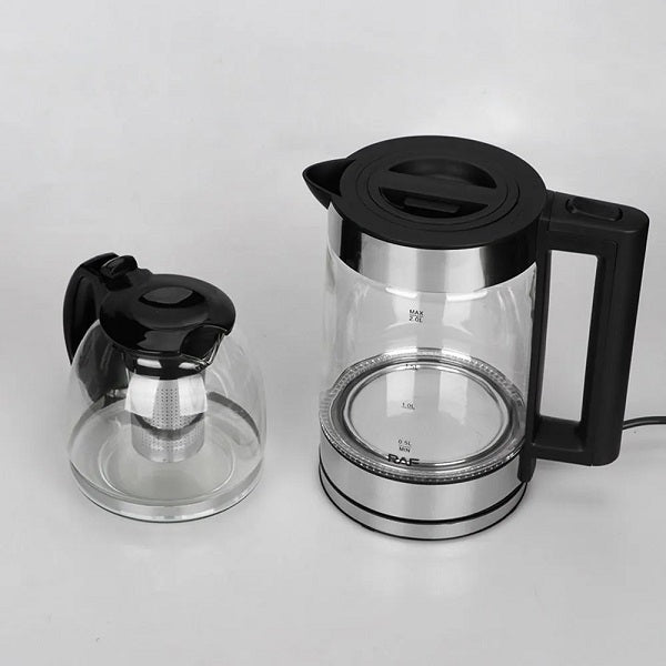 Raf R.7898 Cordless1500W Electric 2L Kettle With 800ml Teapot