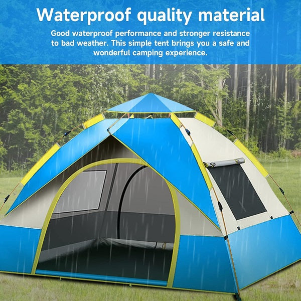 Jiageng JG20375530 Fully Automatic Floor Tent 2 Doors And 2 Windows 2m x 1.5m x 1.25m