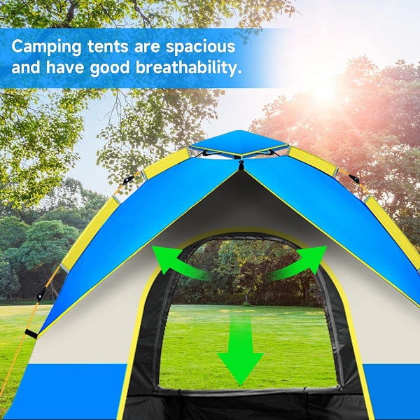 Jiageng JG20375530 Fully Automatic Floor Tent 2 Doors And 2 Windows 2m x 1.5m x 1.25m