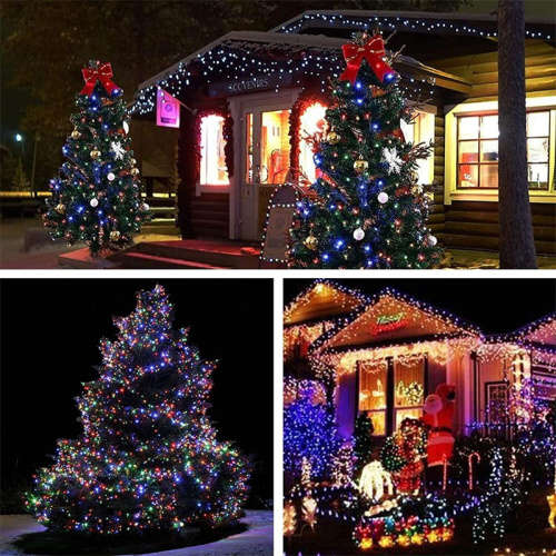 40M Waterproof LED Multicolor Lights Christmas String Lights