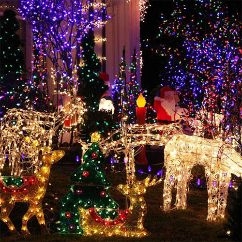 40M Waterproof LED Multicolor Lights Christmas String Lights