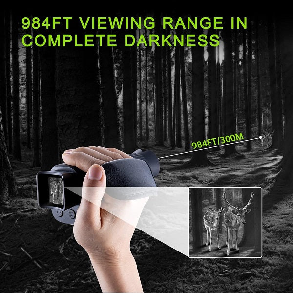 XF0857 Night Vision Monoculars 1080p 7 Speed Infrared Adjustment R1