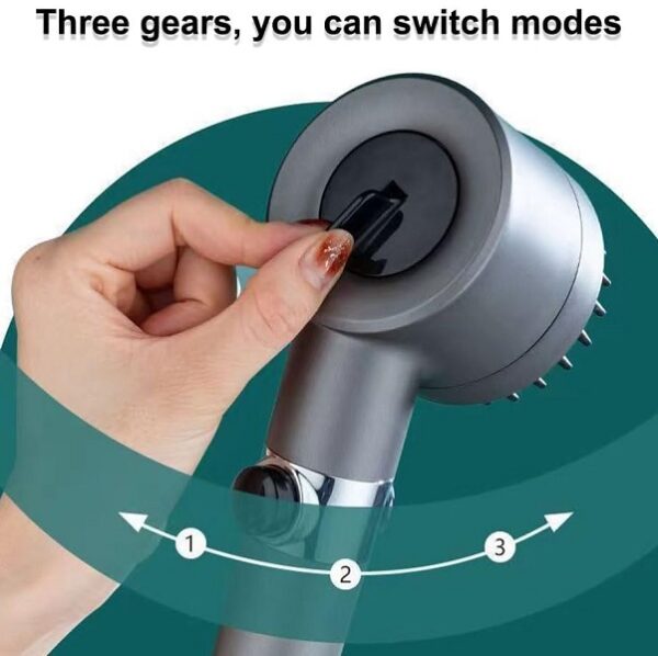 JG20375496 Hand-held Filtered Pressure Shower Head With Three Modes