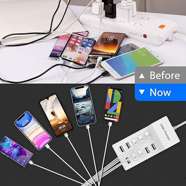 CH-650 Treqa 6USB Port + 4PD USB Hub