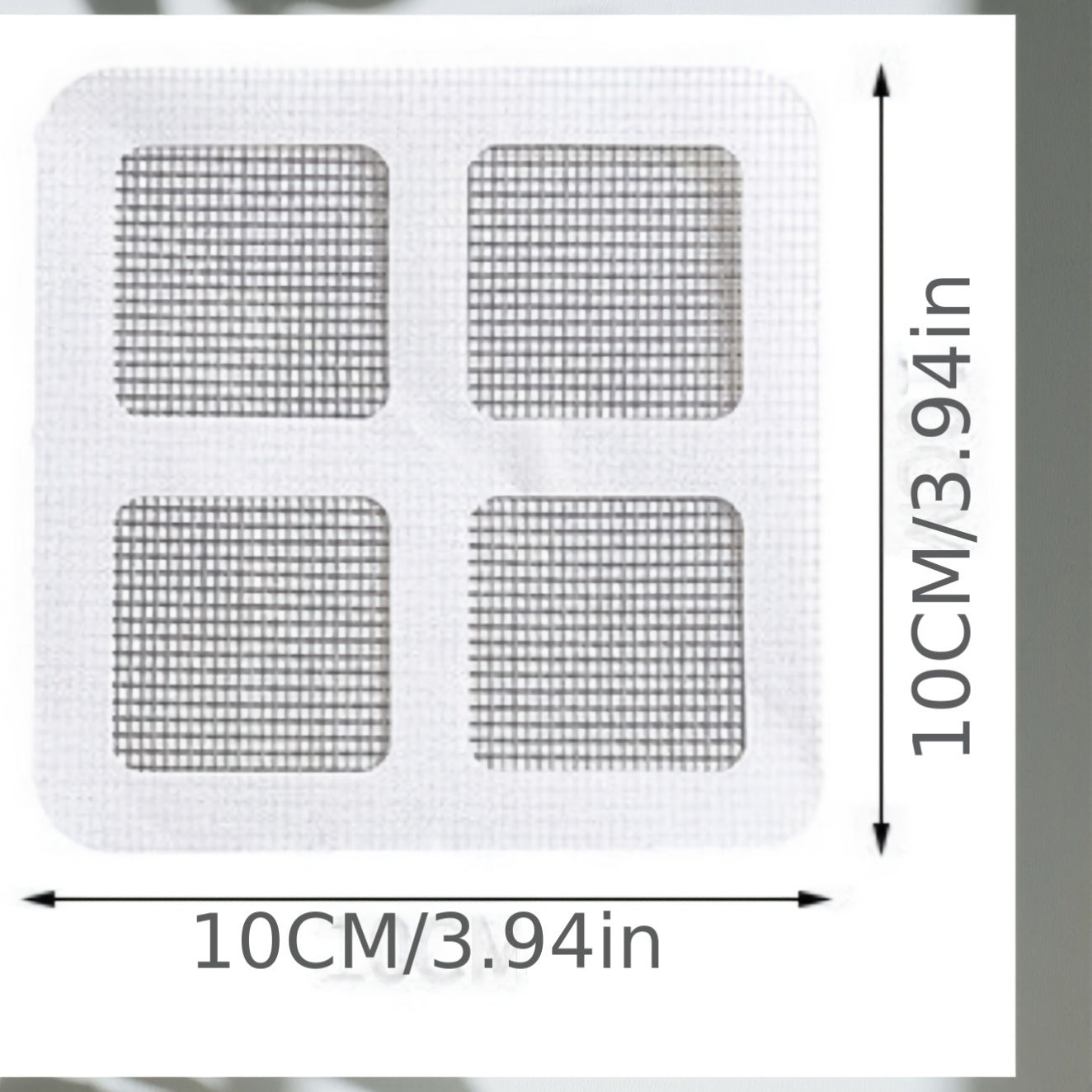 50Piece Microfiber Hair Collector Drain Cover, Self Cleaning Shower Drain Filter, No Electricity Required, Easy Clean Hair Filter for Bathroom Sink and Bathtub