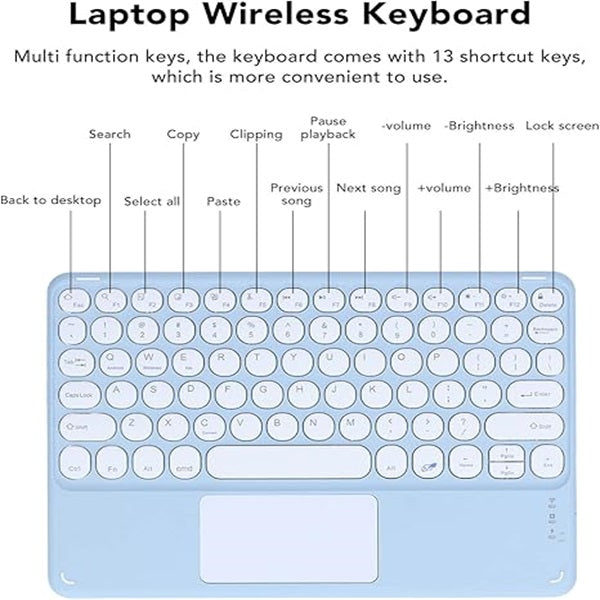 SE-TQ27 Type C Rechargeable Wireless Bluetooth Keyboard