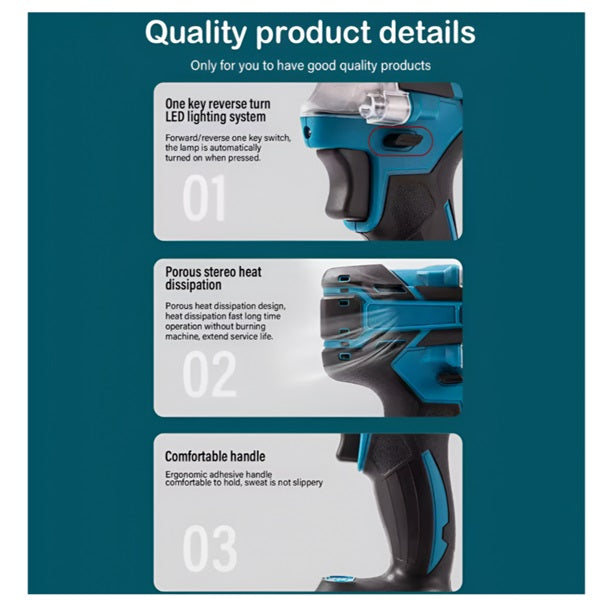 Hitman VND8302 Rechargeable 360nm Electric Impact Wrench