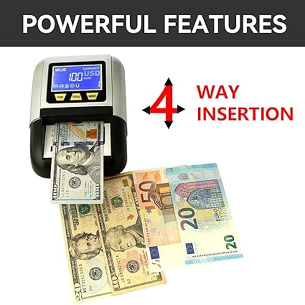 JG20375616 Rechargeable Multi Currency Money Detector