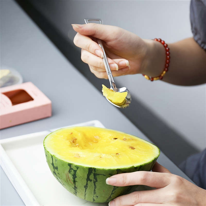 4pcs Set of Shovel-Shaped Stainless Steel Spoons