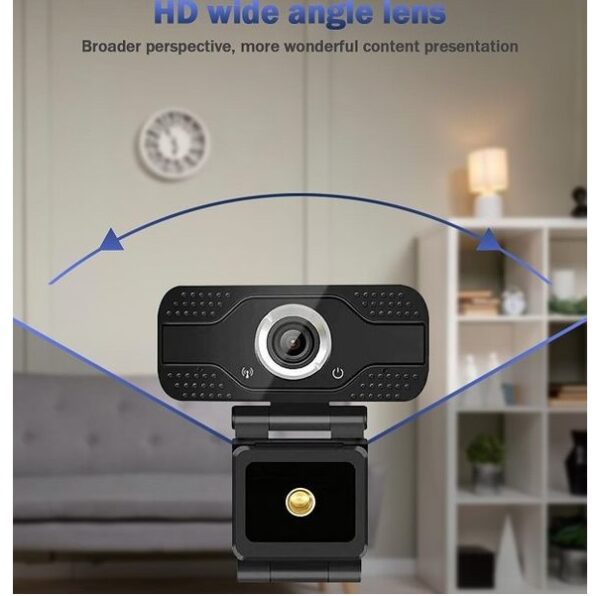 Aerbes AB-SX22 1080P Full HD Web Camera With Built In Microphone For Laptop or Desktop Zoom Calls, Online Meetings, Skype, Discord ETC