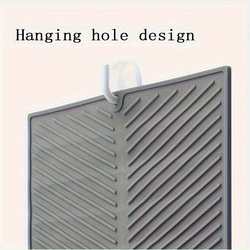 Silicone dish drying mat