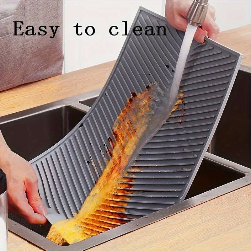 Silicone dish drying mat