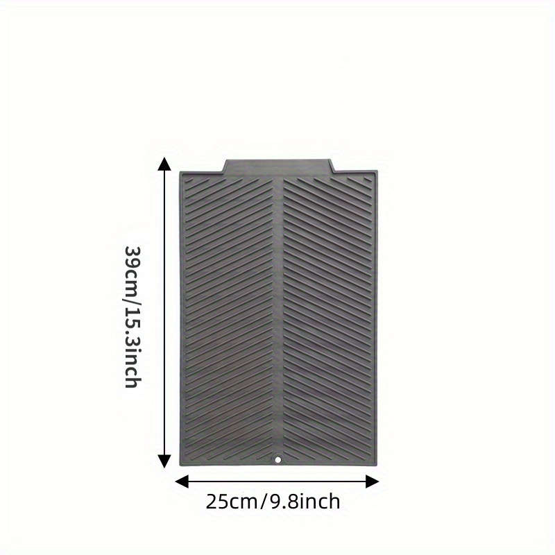 Silicone dish drying mat