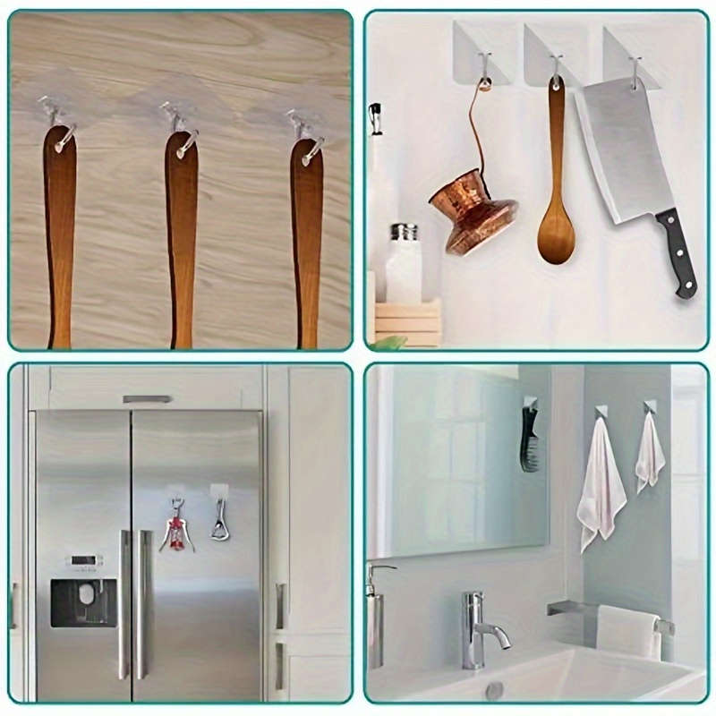 10PCs traceless punch-free wall hooks