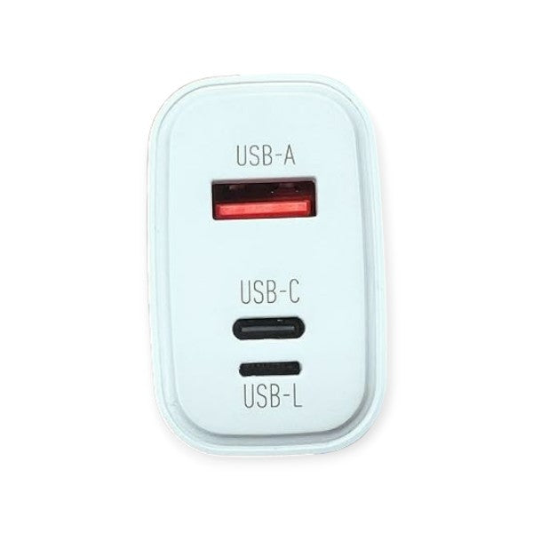 Treqa CS-236 58W USB-C +IOS And USB Charger Head With Type C To Lightning Cable