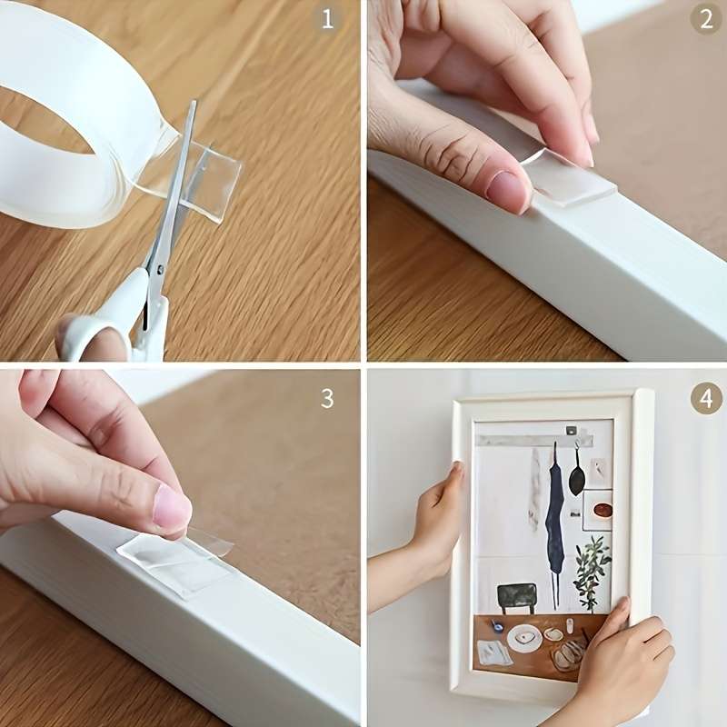 Ultra-Strong Dual-Sided Tape Transparent