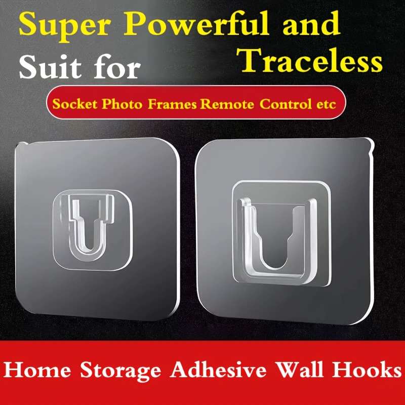 10 pairs of strong hooks, traceless and practical