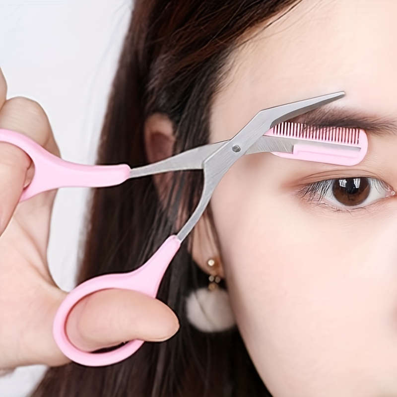 Eyebrow trimming scissors