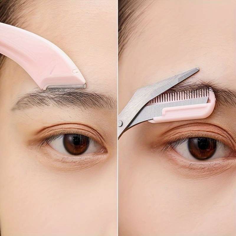 Eyebrow trimming scissors