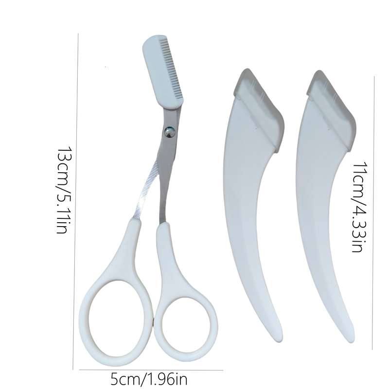 Eyebrow trimming scissors