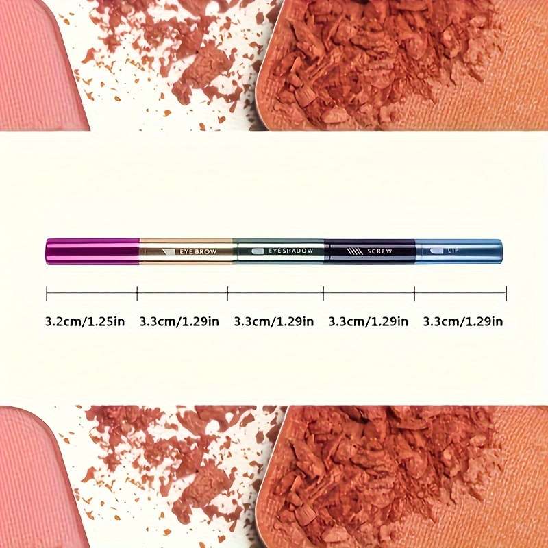 4-in-1 eyebrow, lip, mascara and eyeshadow brush