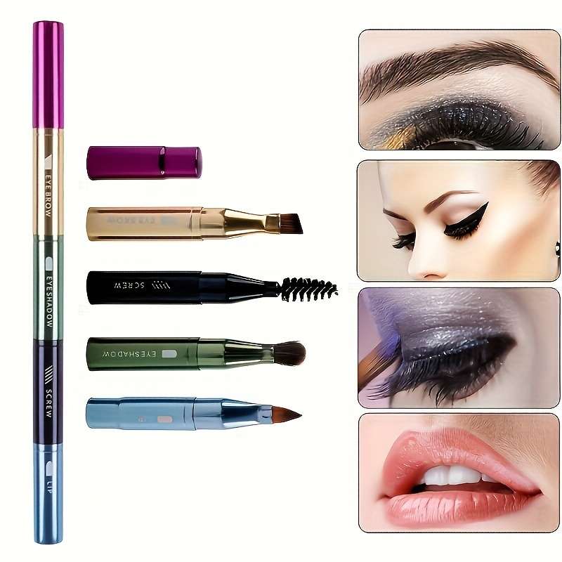 4-in-1 eyebrow, lip, mascara and eyeshadow brush