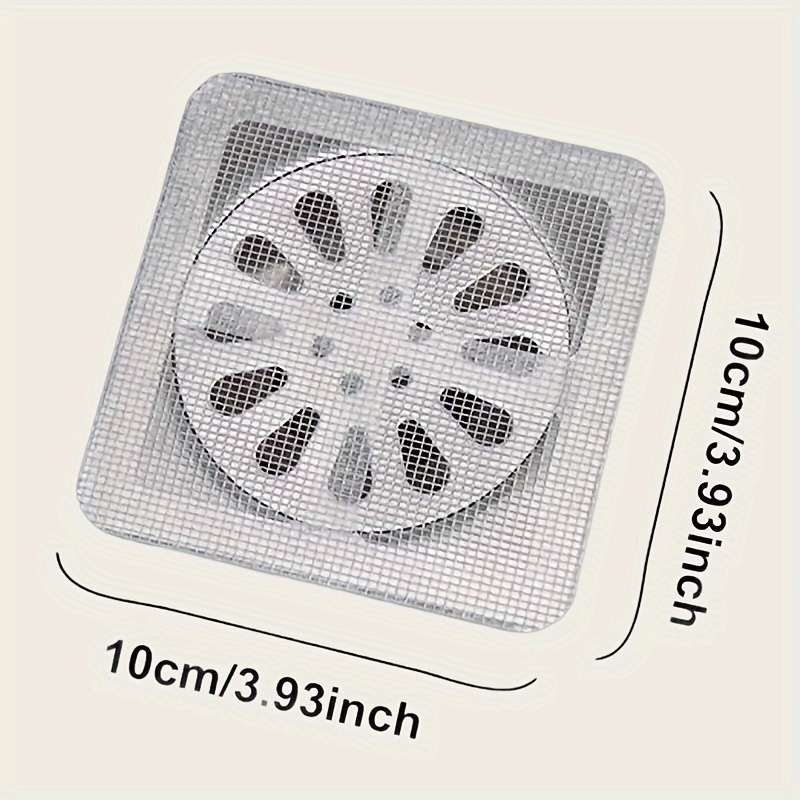 50 Pack Shower Hair Collector Drain, Metal Mesh Filter