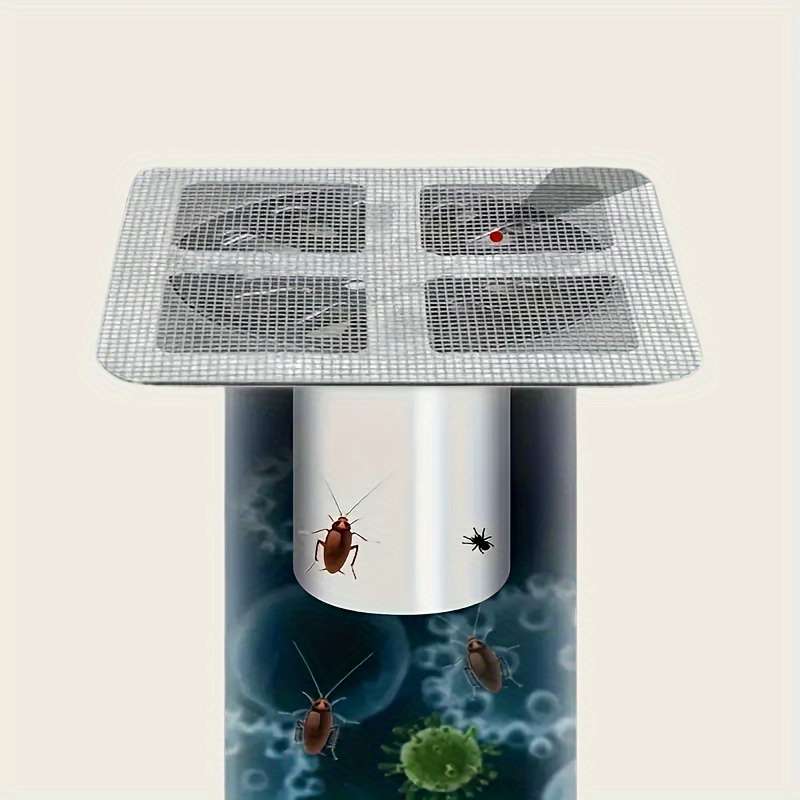 50 Pack Shower Hair Collector Drain, Metal Mesh Filter